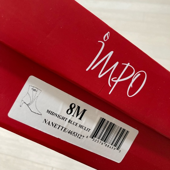 Blue Suede Bootie. - Picture 4 of 10